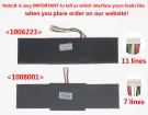 Chuwi 505979-3s1p 11.55V 46.2Wh laptop computer battery in UK United Kingdom Chuwi 505979-3s1p 11.55V 46.2Wh laptop computer battery in UK United Kingdom
